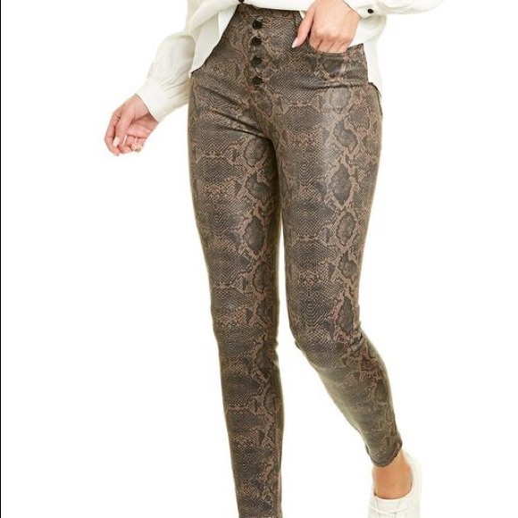 J BRAND LILLIE Photo Ready High Rise Coated Crop Jeans - Picture 4 of 8